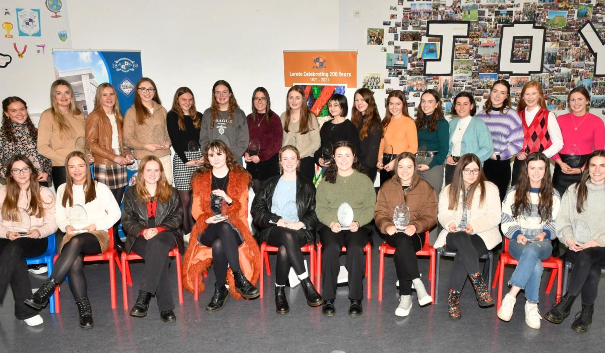 Pictures Loreto Kilkenny students celebrated at academic awards night