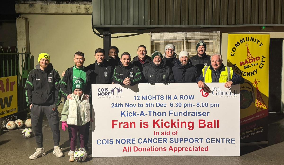 Fran's Kickathon a team game as Kilkenny public lend support ahead of final night