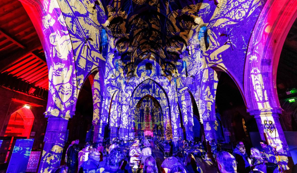 Pictures: Starlight by Luxmuralis launches at historic Kilkenny cathedral