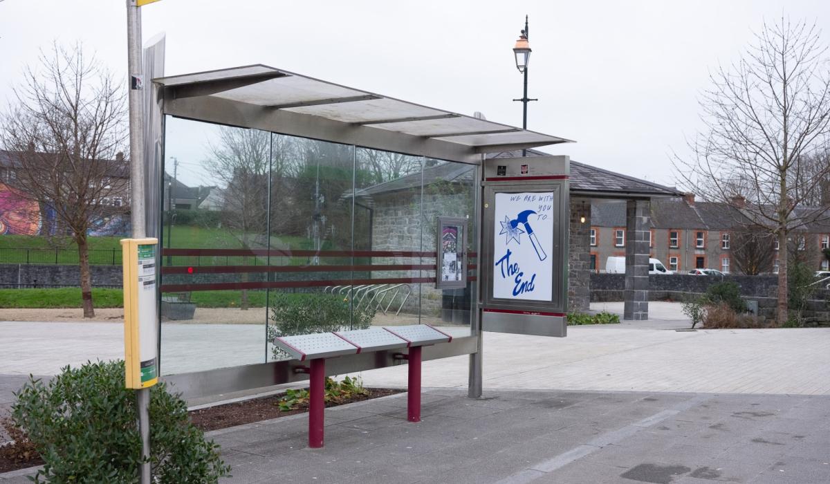 We Are With You To The End: New artwork unveiled at Tea Houses: Market Yard bus stop