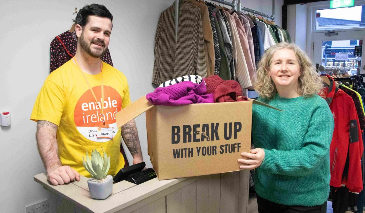 Kilkenny’s Enable Ireland Shop is asking locals to  ‘break up with your stuff’