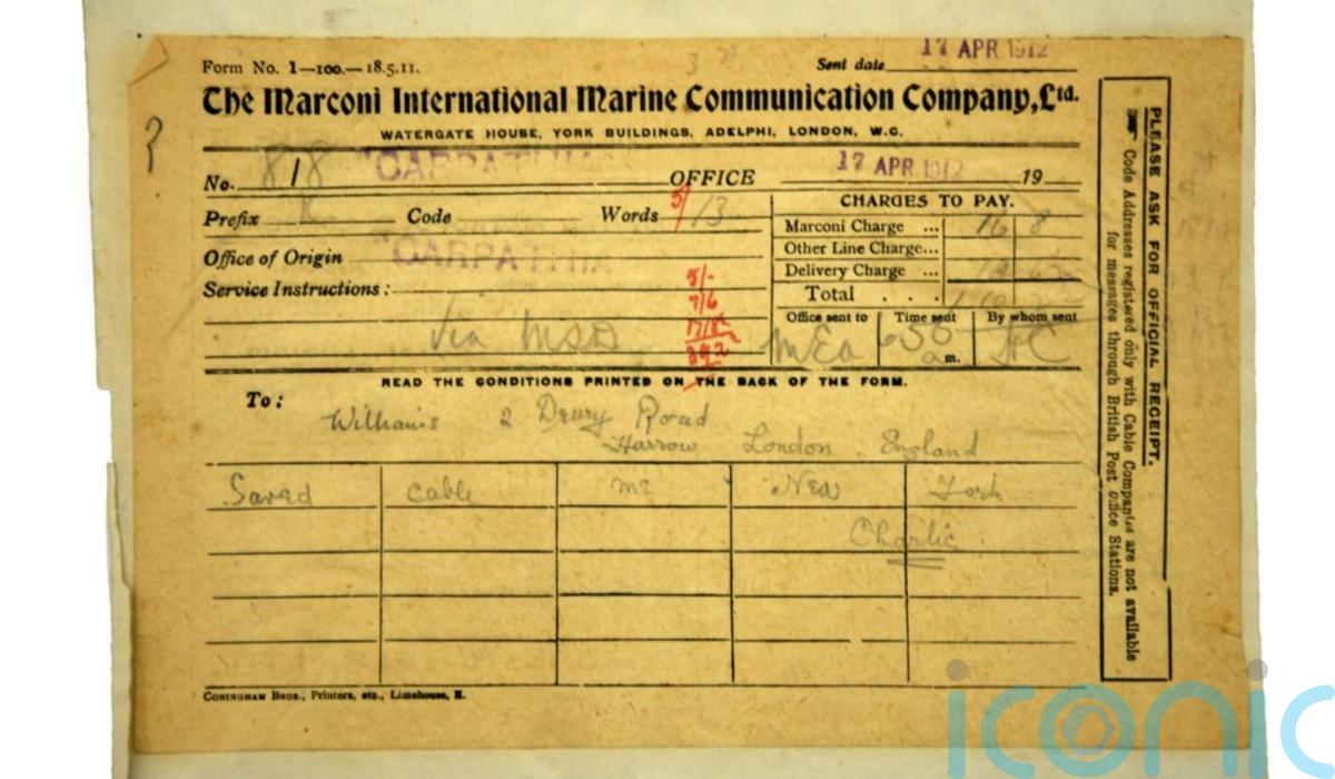 ‘Treasure trove’ of Titanic and JFK memorabilia going under the hammer