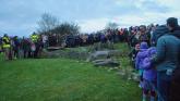 Hundreds flock to Kilkenny passage tomb in Kilkenny to celebrtae the winter solistice