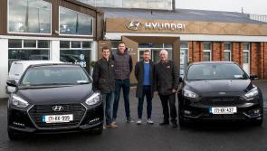 Kilkenny All Stars Walter and Richie are ambassadors for Michael Lyng Motors