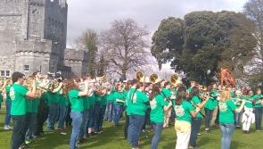American marching band hit the right notes at Castle Park