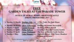FREE Gardening Talks at The Parade Tower Kilkenny Castle