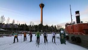 Kilkenny man turns ice fishing championship in Finland green for St Patrick's Day
