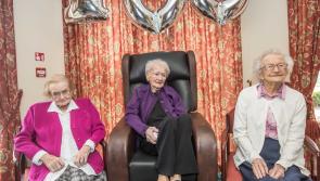 Looking great ladies - special birthday party at Callan nursing home