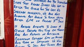 Kilkenny's Rollercoaster lays down the law ahead of Ed Sheeran tickets going on sale