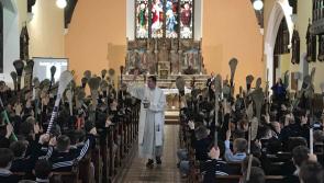 Kilkenny students have hurleys blessed by Dr Ryan