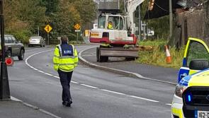 #Ophelia - Callan Road closed in Kilkenny city