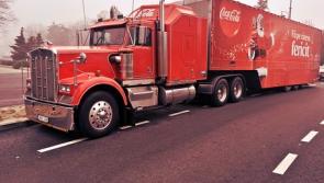 Coca Cola truck comes to Kilkenny for Christmas