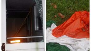 Thugs break windows at Callan United FC and desecrate Irish flag