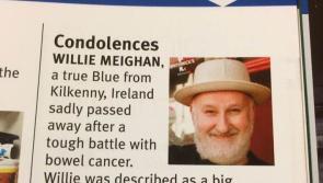 The late Willie Meighan, Kilkenny remembered by Ipswich Town soccer club