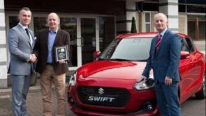 Farrell's Suzuki Railway Garage, Castlecomer honoured for long service