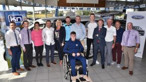 Michael Lyng Motors Ford, Kilkenny supports the inspirational  Ian O'Connell from Kerry  and the All-Ireland GAA Golf Challenge