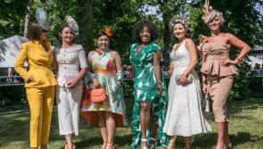 Siobhán wins  Best Dressed at Ladies Day at Gowran Park