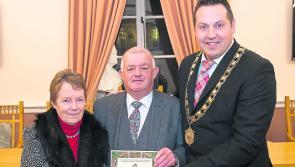 Sound man Joe honoured by Kilkenny Mayor Peter