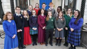 Kilkenny students involved in Dail anniversary event