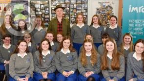 Picture Gallery: Mundy visits Loreto Kilkenny for songwriting workshop