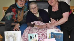 Celebrations at Brookhaven Nursing Home for Muriel's 100th birthday