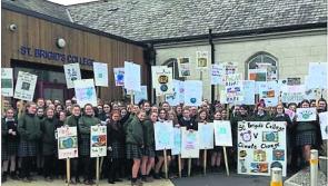 Callan students take part in worldwide climate protest