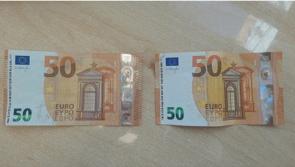 Counterfeit €50s spent in Kilkenny shops - Man appears in court 