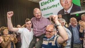 Michael McCarthy is elected on the first count to Kilkenny County Council