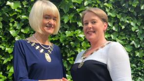 Kilkenny's Ella Dunphy IPAV President meets new SCSI President