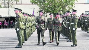 Final inspection of the troops for Brigadier General Kieran Brennan Kilkenny