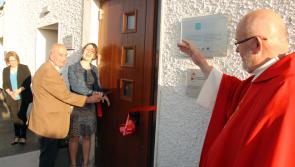 Celebrations at the official opening of Ballyouskill Hall 