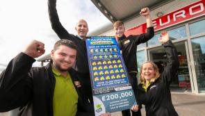 Kilkenny woman remarkably chipper after discovering massive €200,000 scratch card win in local take away

 