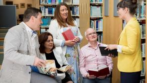 Kilkenny locals Brian O’Donnell and Lisa Banks help launch National Adult Literacy Campaign