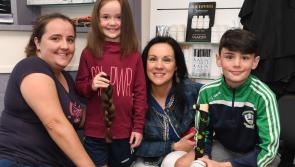 Kilkenny schoolgirl Lauren  has her long hair cut off for the Little Princess Trust