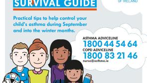 1,820 children in Kilkenny with asthma in September at risk of a potentially fatal asthma attack