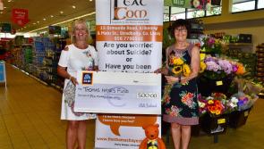 Kilkenny based Thomas Hayes Trust receives €500 donation from Aldi’s Graignamanagh store staff