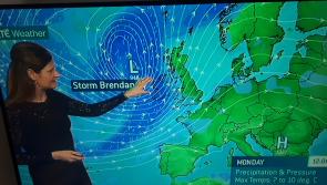 TAKE CARE - High winds here courtesy of Storm Brendan