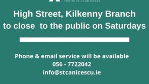 BREAKING - St. Canice's Credit Union Kilkenny to close High Street Branch on Saturdays