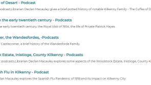 A little taste of Kilkenny's rich history from the comfort of home