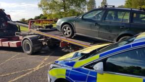 PICTURE: Gardaí impound a car uninsured and out of tax by over 200 days