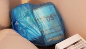 Bundles of €50 notes stuffed down beside radiator included in haul of cash found by  Criminal Assets Bureau