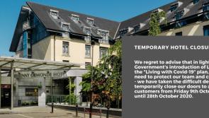 Several Kilkenny hotels confirm temporary closure during Level 3 restrictions
