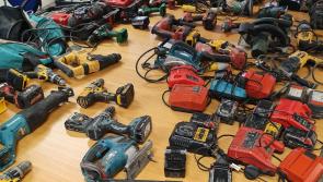 Suspect detained at Kilkenny Garda Station following recovery of suspected stolen power tools