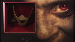 Hannibal Lecter mask owned by Michael Flatley on sale at Sheppards