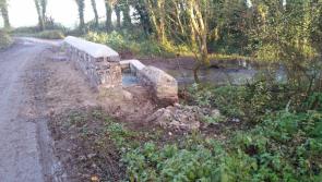 Kilkenny bridge and sheep washing tub beautifully restored