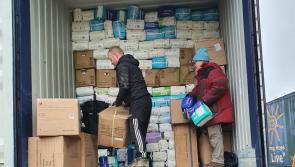 First container of humanitarian aid to Chernobyl in months leaves Kilkenny!