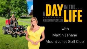WATCH: The early groundskeeper catches the birdie! Mount Juliet's Martin Lehane
