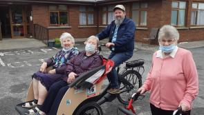 Pedal power: 'Kilkenny Kitty' brings joy to callan nursing home residents