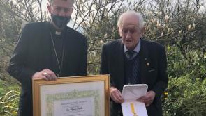 Kilkenny parishioner awarded special medal and certificate from the pope 