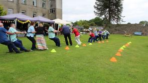 Residents and staff enjoy garden party at St. Columba’s Hospital